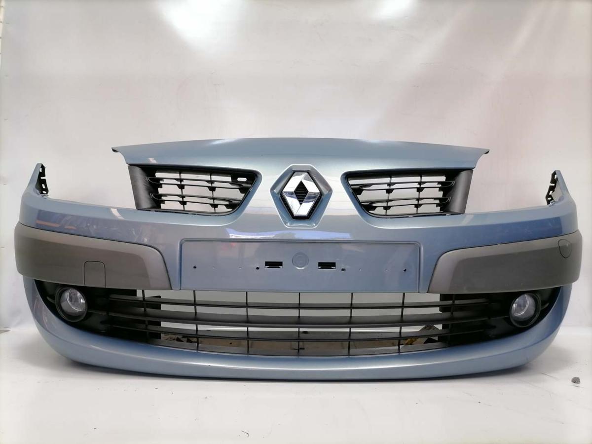 Renault Scenic 2 original Stoßstange Stossfänger vorn Blue Thunderstorm Ted47 Facelift Bj.2006